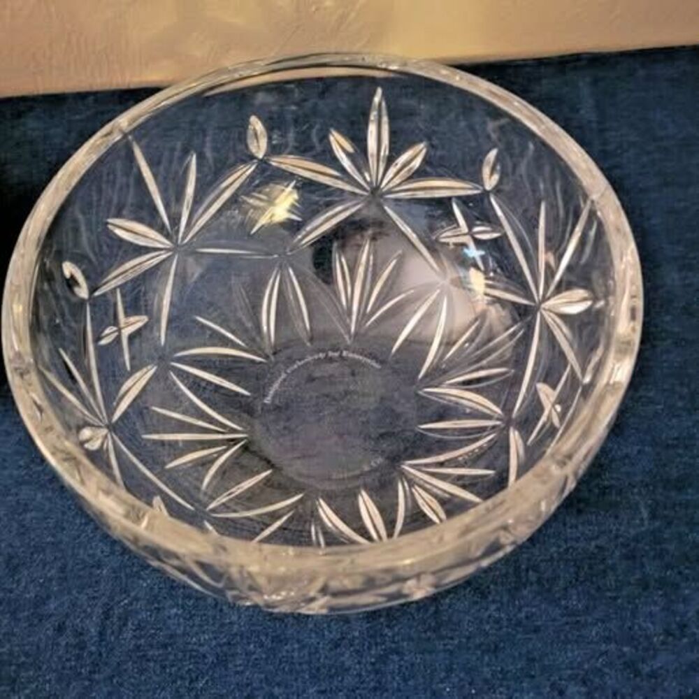 Tiffany & Co. 8 Inch Crystal Bowl 'Sybil Designed Exclusively for Enterprise